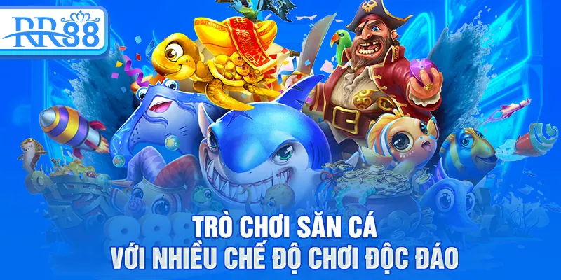 Bắn Cá RR88 - Bí Kíp Tiêu Diệt Boss Khủng Đổi Thưởng Khủng 3 Trò chơi săn cá với nhiều chế độ chơi độc đáo